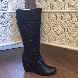Black Miz Mooz button boots